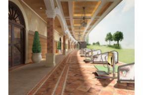 高尔夫球场模型