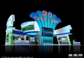 荆门旅游展台模型图片