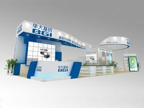 华大基因展览模型