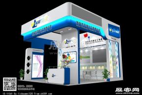 万龙化工展览模型图片