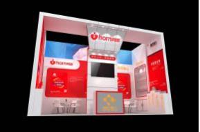 呵恩展台模型效果图