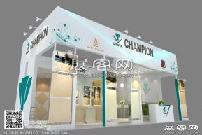 冠军磁砖展览模型