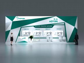 青岛纺织展览模型