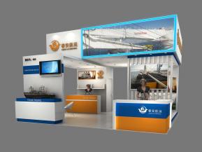 春安航运展台模型
