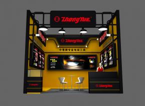 中粤电动工具展台模型