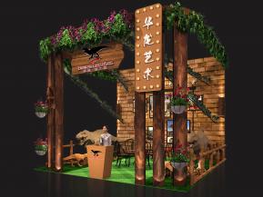 华龙艺术游乐器材展览展示展台模型