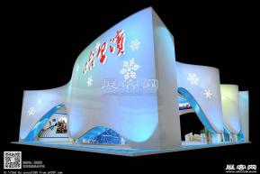 哈尔滨展台设计模型图片