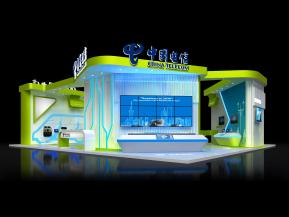 中国电信展览模型