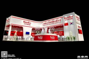 日圣缝纫机展台模型图片