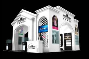 圣美伦香水展览模型图片