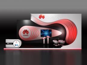 华为展览模型