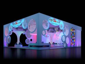 夜太阳展览模型