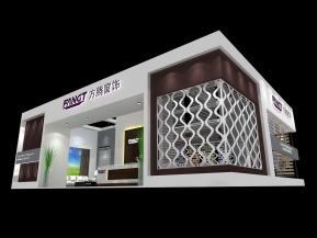 方腾窗帘展览模型