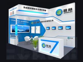 晶林光伏展台模型