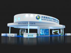 海洋岛水产展览模型