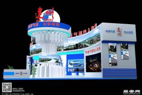 达州政府展台模型图片