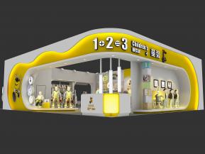 123童装展台模型