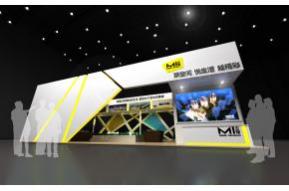 MI公馆展台方案模型图片