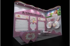 厦门钙钙星展台展览3d模型图片