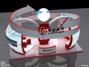 中行展览模型图片