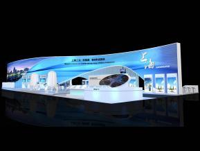 上海展台模型图片