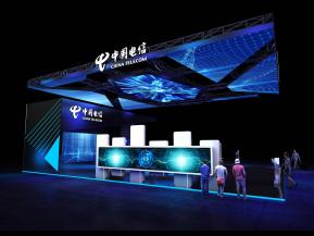 中国电信展台设计方案