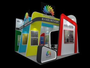 里沃斯展览展示展台模型