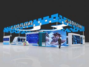 现代 展台 展览  科技展台设计 特色展览 展示 展台模型