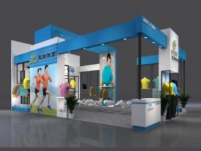 思腾体育用品展览展示展台模型