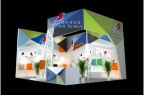 西斯家具展台模型