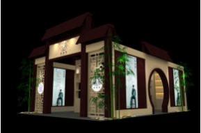 青莲居展览模型图片