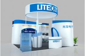 光宝电子展位模型 展览图片