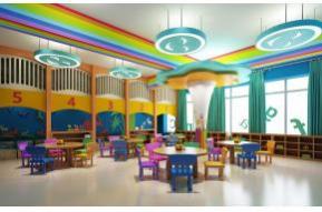 幼儿园教室3D模型图片