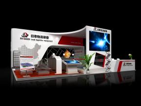 日牵物流装备展览模型