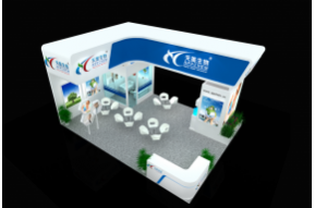 天美生物展台模型图片