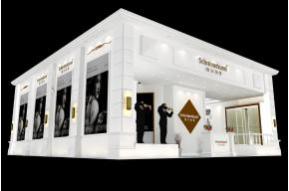 翰室阁雅展台模型