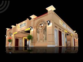 瑞杉门业展览模型