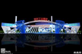 青海东海展位模型图片