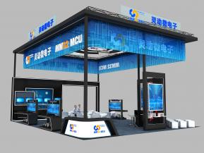 灵动微电子展览模型