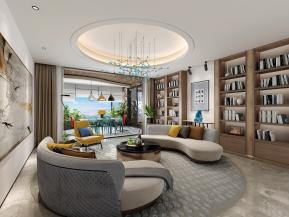 客厅餐厅3D模型