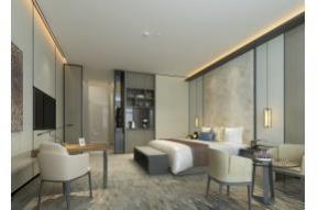 现代酒店客房3D模型图片