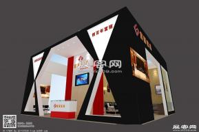 富丽家具展台模型