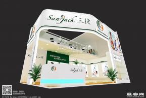 北京三捷展台模型图片