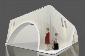 经典线条展台模型