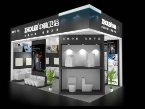 中勒卫浴展览模型