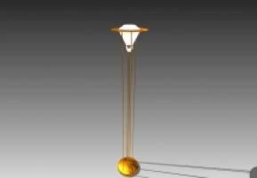 立式灯3D模型