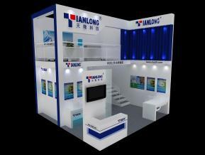 天隆科技双层展台设计方案
