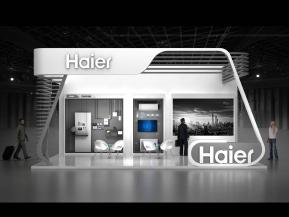 海尔国外展台模型