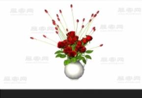 玫瑰花3D模型