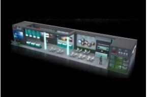 洛阳港信展览模型